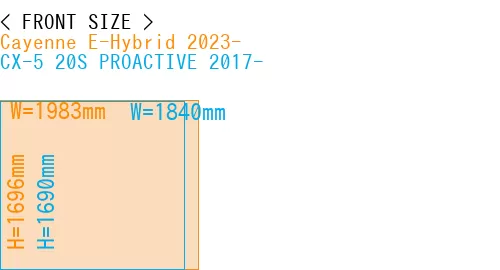 #Cayenne E-Hybrid 2023- + CX-5 20S PROACTIVE 2017-